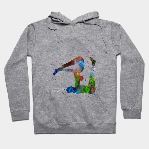 Acro yoga Hoodie by RosaliArt